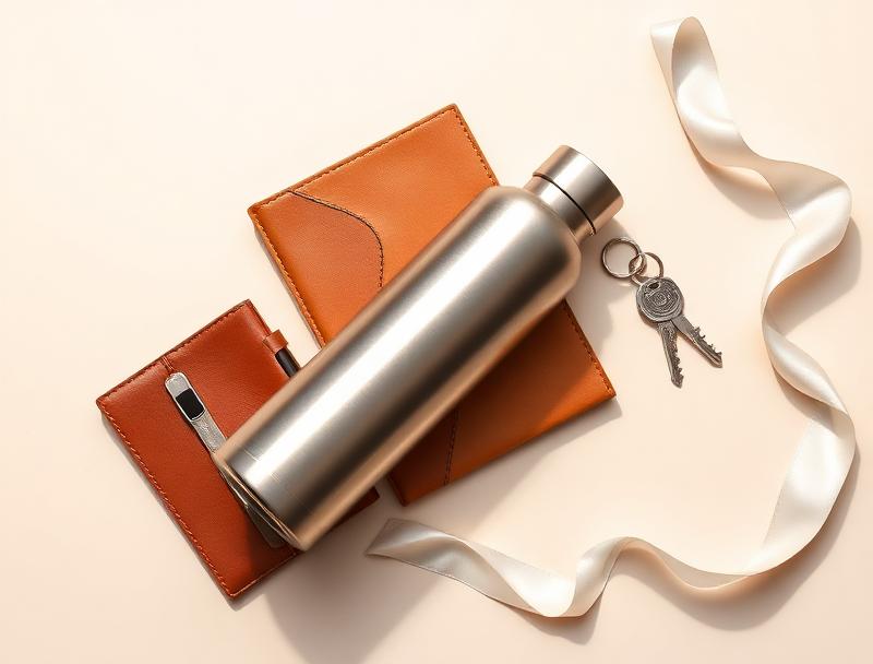 Silver tier — Defaiflo drink bottle, notebook and keys